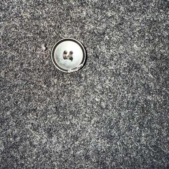 Soia & Kyo Wool-Blend Double-Breasted Trench Coat in Charcoal - Picture 9 of 9